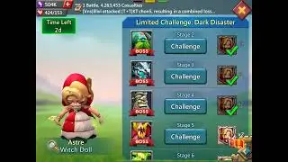 🗡Lords Mobile - 5 Perilous Wood, Manual - Limited Challenge/ Dark Disaster