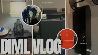 DIML Vlog| Building Our TV Console Table + New Soundbar + New Home Decor + More 