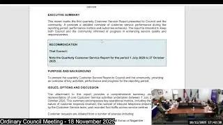 Strathbogie Shire Ordinary Council Meeting 18/11/2025