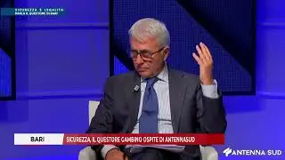 09 OTTOBRE 2025 - BARI   SICUREZZA, IL QUESTORE GAMBINO OSPITE DI ANTENNASUD