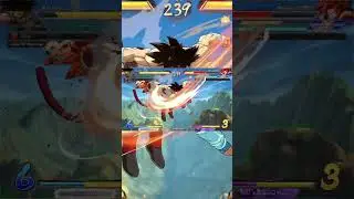 #shorts New bardock Rebellion Spear combo is Insane patch 1.33 #dragonballfighterz   #combos