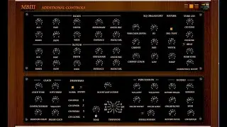 Tonewheel Organ clone and rotary speaker symulator   MBIII V3   prog rock demo