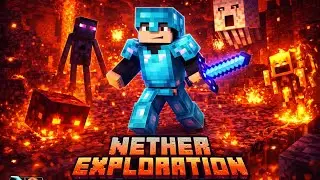 I Entered the Nether for the FIRST Time&hellip; 😱 | Minecraft Survival