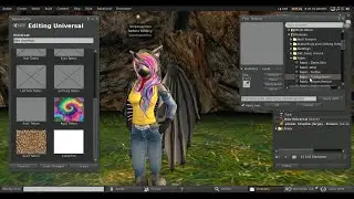 Second Life: Quick fiddling around with BOM (Bakes On Mesh) in Firestorm (self-compile)