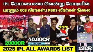 2025 IPL All Award Winniner Players List And Price Money, 2025IPL Final RCB Vs PBKS, Virat Kohli RCB
