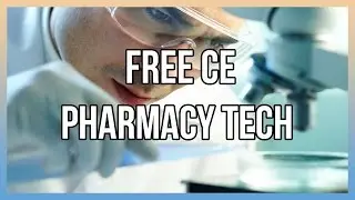 Free CE Pharmacy Tech with Inbuilt CPE Monitor Integration