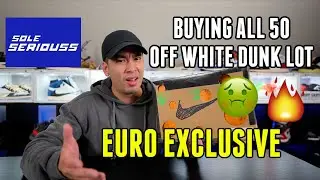 BUYING ALL 50 OF OFF WHITE DUNK LOT UNBOXING @SOLESERIOUSS