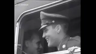 Elvis Presley kommt in Bremerhaven an 1958