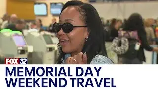 Memorial Day weekend travel gets into full swing in Chicago