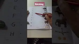 Matching A to H,Alphabets को picture से मिलाओ  #shorts #viral #youtube