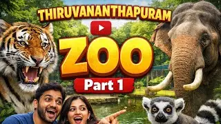 Thiruvananthapuram Zoo Full Tour 🦁 | First Time Experience | Part 1