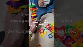 From 1 year#toddleractivities #toddlerlearning #learningthroughplay #finemotorskills #youtubeshorts