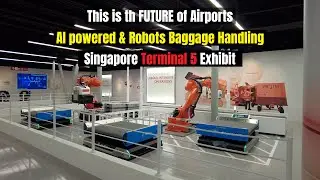 This Is the FUTURE of Airports 🤖✈️ | T5 Robotic Exhibit