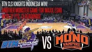 HoopsHighlights - [ABL 2018-2019] BTN CLS Knights Indonesia vs Mono Vampire (HD)
