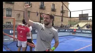 LUCHO CAPRA y JAVI GARRIDO nos ense&ntilde;an a usar LA PALA en WORLD PADEL TOUR LERMA CHALLENGER