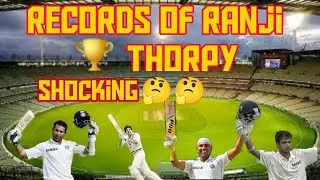 Records of Ranji Trophy 🏆🏆 || #ranji #Ranji #wasemjaffer #mumbai #saradhagaakasapu #sports