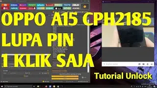 OPPO A15 CPH2185 LUPA PIN VIA UNLOCKTOOL#unlocktool #lupapola