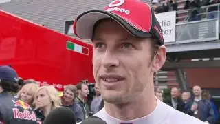 F1 2011 Belgium - Jenson Button Interview Post Race