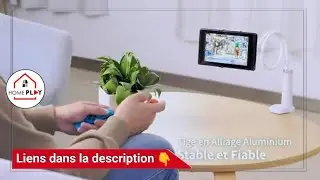 Support t&eacute;l&eacute;phone tablette r&eacute;glable flexible