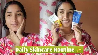 AM & PM Daily Skincare Routine For Glowing Skin || My New Skincare Routine ✨️ 💛 