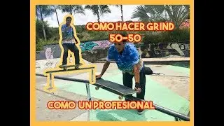 COMO HACER FS GRIND 50-50 EN TUBO  COMO UN PROFESIONAL (TIPS)/SANTIAGO HENAO EL POLI