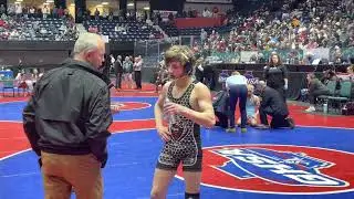Oli Webb Southeast Whitfield vs Alex Hyman Lovett 2023 4A GHSA State Finals 113lbs
