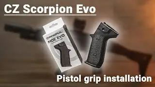How to install a pistol grip on a CZ Scorpion Evo | CZ Parts