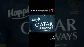 Omg RCB team's new jersey reveal - RCB new jersey launch - Virat Kohli - cricket update - IPL 2023