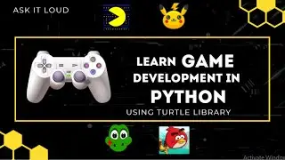 Game Development - 7 - Turtle Mouse Click Function|Commands|Python Game Development in hindi|