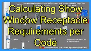 Calculating Show Window Receptacle Requirements per Code