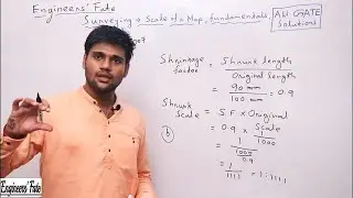 Surveying - All GATE Questions - Scale, Map and Fundamentals - Engineers' Fate