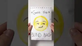 GUESS THE EMOJI BLIND BAG EDITION 😄🙃 #diycrafts #papercraft #guessinggame #emoji #surprise