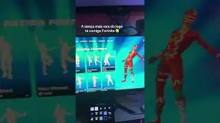A dan&ccedil;a mais rara do jogo t&aacute; comigo Fortnite 😮&zwj;💨