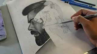 Virat Kohli Drawing|| Part - 02 || Kishan Gupta Arts