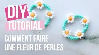 Bijoux à faire soi-même : Comment faire une fleur de perles ♡ DIY