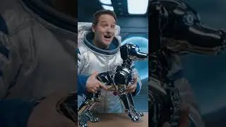 Ace makes a new friend. #aiart #funny #ai #acetheastronaut #ace #space