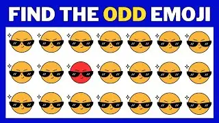 Find the Odd Emoji | Emoji Quiz 2024