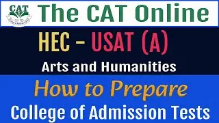HEC USAT A for Arts and Humanities group for admission in BBA BS social sciences. How to prepare it?