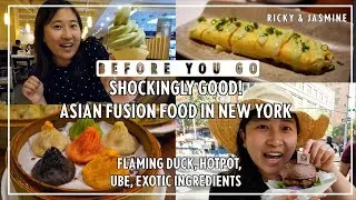 SHOCKINGLY GOOD!!! FOOD COMA from New York&rsquo;s Best Asian Fusion Food!! Hotpot buffets! Flaming ducks!