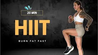 20 min HIIT Workout: Burn Fat Fast (No Equipment)