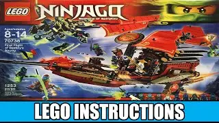 LEGO Instructions: How to Build LEGO Final Flight of Destiny's Bounty - 70738 (LEGO NINJAGO)