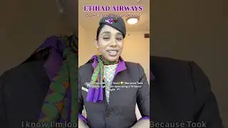Unboxing of Etihad airways cabin crew bags
