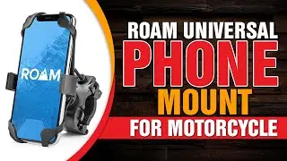 Roam Universal Premium Bike Phone Mount for Motorcycle - Bike Handlebars, Adjustable