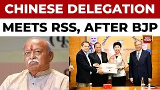 Chinese Delegation Meets RSS General Secretary at Nagpur Headquarters After Meeting BJP