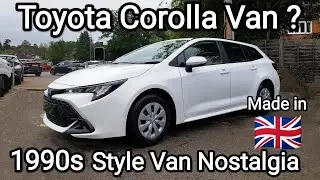 New Toyota Corolla Commercial Van Walkround - Similar to the Retro Vintage Astra Vans of 80s 90s era