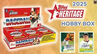 2025 Topps Heritage Hobby Box - Rip For Fun, Chasing Rookie Variations and All That's Great.