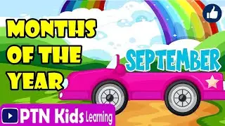 12 Months of The Year Song - January, February, March & More &ndash; PTN Kids Learning