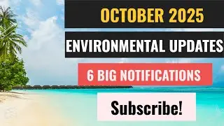 October 2025- Environmental Updates | Latest  & Circulars | EGazzete | MoEF&Cc | CPCB