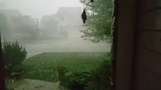Golf size hail storm in Blaine MN