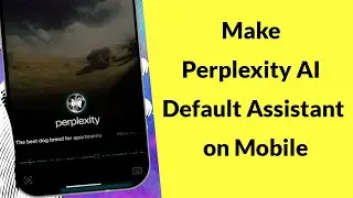 How to Make Perplexity Ai Default Assistant in Android Mobile?